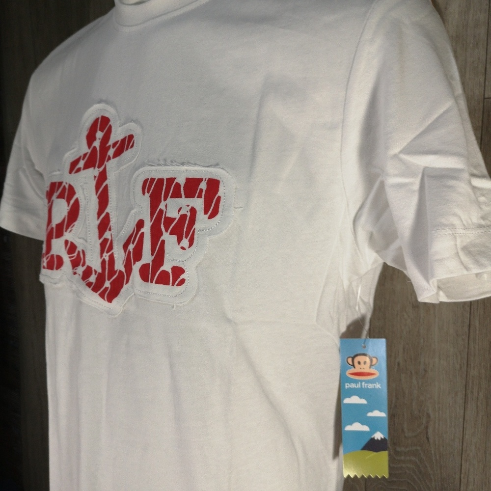 Paul Frank White & Red PF Anchor Patch t-shirts